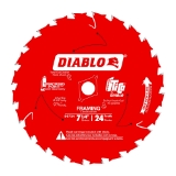 Diablo D0724A FRED0724A 7-1/4" x 24-Teeth Framing Circular Saw Blade For Wood
