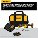 DEWALT DCS356C1 20V MAX* XR® 3-Speed Cordless Oscillating Multi-Tool Kit