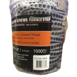 PrimeSource CS158C1MBK #6 x 1-5/8" Drywall Screws, Phillips Drive, Phosphate Coated, 1000/Box