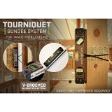 SPEC OPS® SPEC-TLEVEL 10" Magnetic Torpedo Level, Tourniquet Bungee System, Aluminum