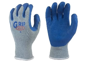 Johnson Wilshire GLOVE COTTON BLUE  LARGE
