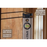 SPEC OPS® SPEC-LEVEL24 24" Box Beam Level, Tourniquet Bungee System, Aluminum