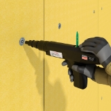 Simpson Strong-Tie PINW-250 PINW Powder-Actuated Metal-Washered Pin for Insulation Board, 2-1/2" Length, .145" Shank Diameter, .300" Head, Mechanically Galvanized, 50/Box