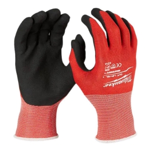 Milwaukee Tool 48-22-8902 Nitrile Dipped Work Gloves, Large, Red/Black, Cut Level 1 Milwaukee Tool 48-22-8902 Nitrile Dipped Work Gloves, Large, Red/Black, Cut Level 1