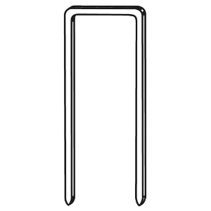 Beck America ED3308 Fine Wire Staples, 1/4 Beck America ED3308 Fine Wire Staples, 1/4