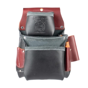 Occidental Leather B5060 3-Pouch Pro Fastener Bag, Leather, OxyBlack Occidental Leather B5060 3-Pouch Pro Fastener Bag, Leather, OxyBlack