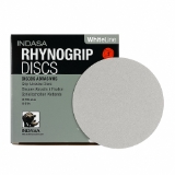 INDASA Abrasives 52 Series Rhynogrip White Line 52-180 5" No-Hole Abrasive Sanding Disc, 180 Grit, Aluminum Oxide, White, Paper Backing, C With Velour Weight