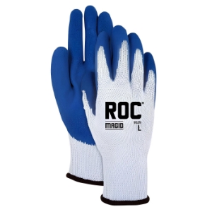 Magid Glove & Safety MultiMaster® 9529-L Coated Work Gloves, Large, Blue/Gray, Polyester Shell