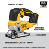 DEWALT DCS334B 20V MAX* XR® Cordless Jig Saw, Tool Only