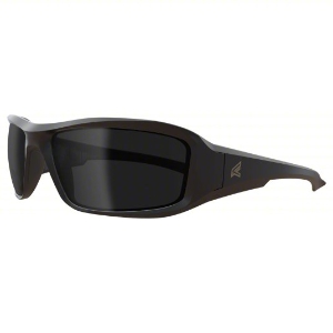 Edge Eyewear Brazeau TXB236 Safety Glasses, Black Frame, Polarized Smoke Lens