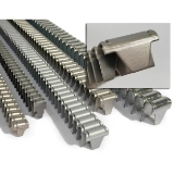 Encore Hartco 110H25S Clinch E-Clips, Cold-Rolled Steel, .72" H, .86" W, .33" D, 2200/Box