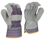 Radians RWG3200L Regular Shoulder Work Gloves, Large, Gray, Leather Palm