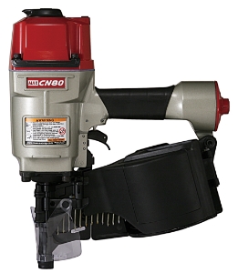 MAX USA CN80 Heavy Duty Coil Nailer, 15 Degree