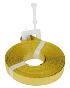 Polychem 181040 Polypropylene Strapping, Yellow, 1/2 Polychem 181040 Polypropylene Strapping, Yellow, 1/2