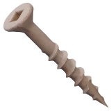 International Fasteners ACQDLFLSQ081158TAN #8-9 x 1-5/8 Deck Screws, #2 Square Drive, Tan ACQ Dagger Ultra-Guard Coated, 5000/Box