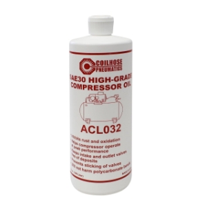 Coilhose Pneumatics ACL032-P12 Air Compressor Oil, 32 oz, Liquid, Amber Coilhose Pneumatics ACL032-P12 Air Compressor Oil, 32 oz, Liquid, Amber