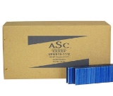 ASC UFGS16-11/2-ASC Heavy Wire Staples, 1-1/2" Leg x 1/2" Crown, 16 Gauge, Chisel Point, Galvanized, Steel, 10000/Box