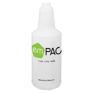JAN/SAN BOTTLE 32OZ EMPAC NATURAL SPRAY BOTTLE 28/400 NECK FINISH 96/CS