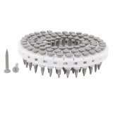 Aerosmith Fastening PowerPin® 5324HP Concrete Pins, 1-1/4" Length, .145" Shank Diameter, .300" Head, Zinc Plated, 1500/Box