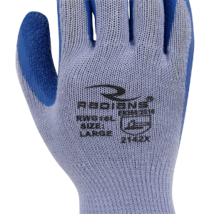 Radians Crinkle Latex Palm Coated Glove - L