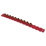 Simpson Strong-Tie P27SL5A P27SL 0.27-Caliber Plastic, 10-Shot Strip Loads, Red (Level 5), 100/Box