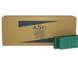 ASC UFGS16-2-ASC Fine Wire Staples, 2" Leg x 1/2" Crown, 16 Gauge, Chisel Point, Galvanized, Steel, 10000/Box