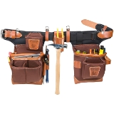 Occidental Leather Adjust-to-Fit™ FatLip™ 9855 Tool Belt Setup, One Size (32"-41"), Right-Handed, Brown/Black