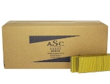 ASC UFN19-ASC Heavy Wire Tacker Staples, 1-3/4" Leg x 7/16" Crown, 16 Gauge, Chisel Point, Galvanized, Steel, 10000/Box