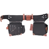 Occidental Leather Adjust-to-Fit™ OxyLight™ 9515 Framer Tool Belt Setup, One Size (32"-41"), Right-Handed, Black