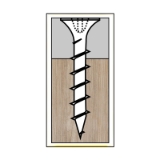 International Fasteners DWC06114 #6-9 x 1-1/4" Drywall Screws, #2 Phillips Drive, Phosphate Coated, 8000/Box