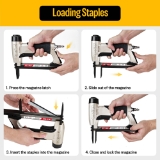 Meite USA MT7116LN Stapler, 3/8" Crown, 22 Gauge, 1/4" to 5/8" Fastener Length