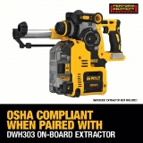 DEWALT DCH273B DEWDCH273B 20V MAX* XR® SDS PLUS Brushless 1" L-Shape Rotary Hammer, Tool Only