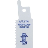Avanti PS0912AW Reciprocating Saw Blade, 6/12 TPI, Bi-Metal, 9" x 5/8"