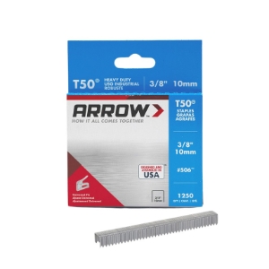 Arrow Fastener T50-3/8-1.25PK Fine Wire Staples, 3/8 Arrow Fastener T50-3/8-1.25PK Fine Wire Staples, 3/8