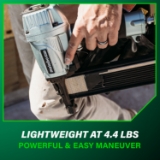 Metabo HPT N5008AC2 Standards Crown Stapler, 7/16" Crown, 16 Gauge, 1" to 2" Fastener Length