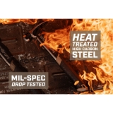 SPEC OPS® SPEC-M28CF-S Framing Hammer With Soft Mallet Cap, 28 oz, Milled Face, Heat-Treated Steel, Steel Handle