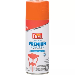 Do it Best 203443D Premium Enamel Spray Paint, Orange, Gloss, 12 oz Do it Best 203443D Premium Enamel Spray Paint, Orange, Gloss, 12 oz