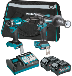 Makita GT201SM 40V max XGT® Brushless Cordless 2-Piece Combo Kit (Hammer Driver-Drill/Impact Driver) 2.5Ah/4.0Ah Makita GT201SM 40V max XGT® Brushless Cordless 2-Piece Combo Kit (Hammer Driver-Drill/Impact Driver) 2.5Ah/4.0Ah