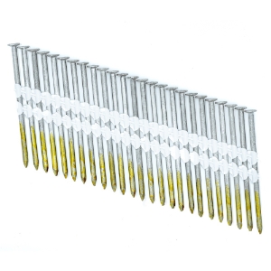 PRO DRIVE PD80132 Strip Nails, 2-1/2" x .131", 21 Degree, Smooth Shank, Diamond Point, Plastic Strip, Hot Dipped Galvanized, Steel, 4000/Box