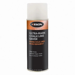 Keson CS16 Ultra-Mark Chalk-Line Saver Spray, Clear, 16 oz