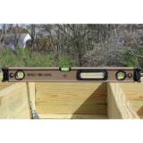 SPEC OPS® SPEC-LEVEL24 24" Box Beam Level, Tourniquet Bungee System, Aluminum