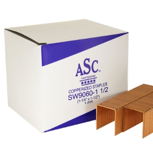 ASC SW906011/2-ASC Wide Crown Carton Closing Stick Staples, 1-1/2 ASC SW906011/2-ASC Wide Crown Carton Closing Stick Staples, 1-1/2