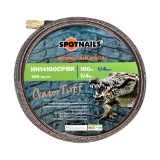 SPOTNAILS GatorTuff HH14100CPBK 1/4"x 100' Hybrid Hose with Fittings (Black/Orange), 1/4" NPT