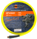 SPOTNAILS Gator Tuff HP14100Y 1/4" x 100' Polyurethane Air Hose, Yellow