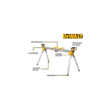 DEWALT DWX723 Heavy Duty Miter Saw Stand