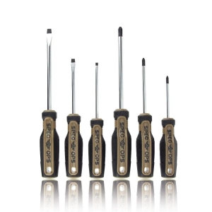 SPEC OPS® SPEC-S-6PK 6-Piece Magnetic Screwdriver Set, Heat-Treated Steel