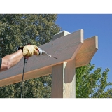 Simpson Strong-Tie Strong-Drive® SDWH™ SDWH19400DB 0.275"-6 x 4" Structural Screws, 5/16" Hex Drive, Double-Barrier Coated, 800/Box