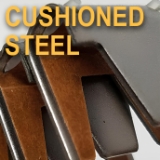 Encore Hartco 101H23SC Cushioned Clinch E-Clips, Paper Lining, Steel, .68" H, .86" W, .31" D, 2800/Box