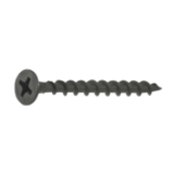 OMG Products GCBP7200 #7 x 2" Collated Screws, #2 Phillips Drive, Black Phosphate Coated, 1000/Box