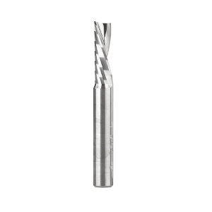 Amana Tool 51504-AM Solid Carbide CNC Spiral 'O' Flute, Plastic Cutting 1/4 Dia x 3/4 x 1/4 Inch Shank Down-Cut